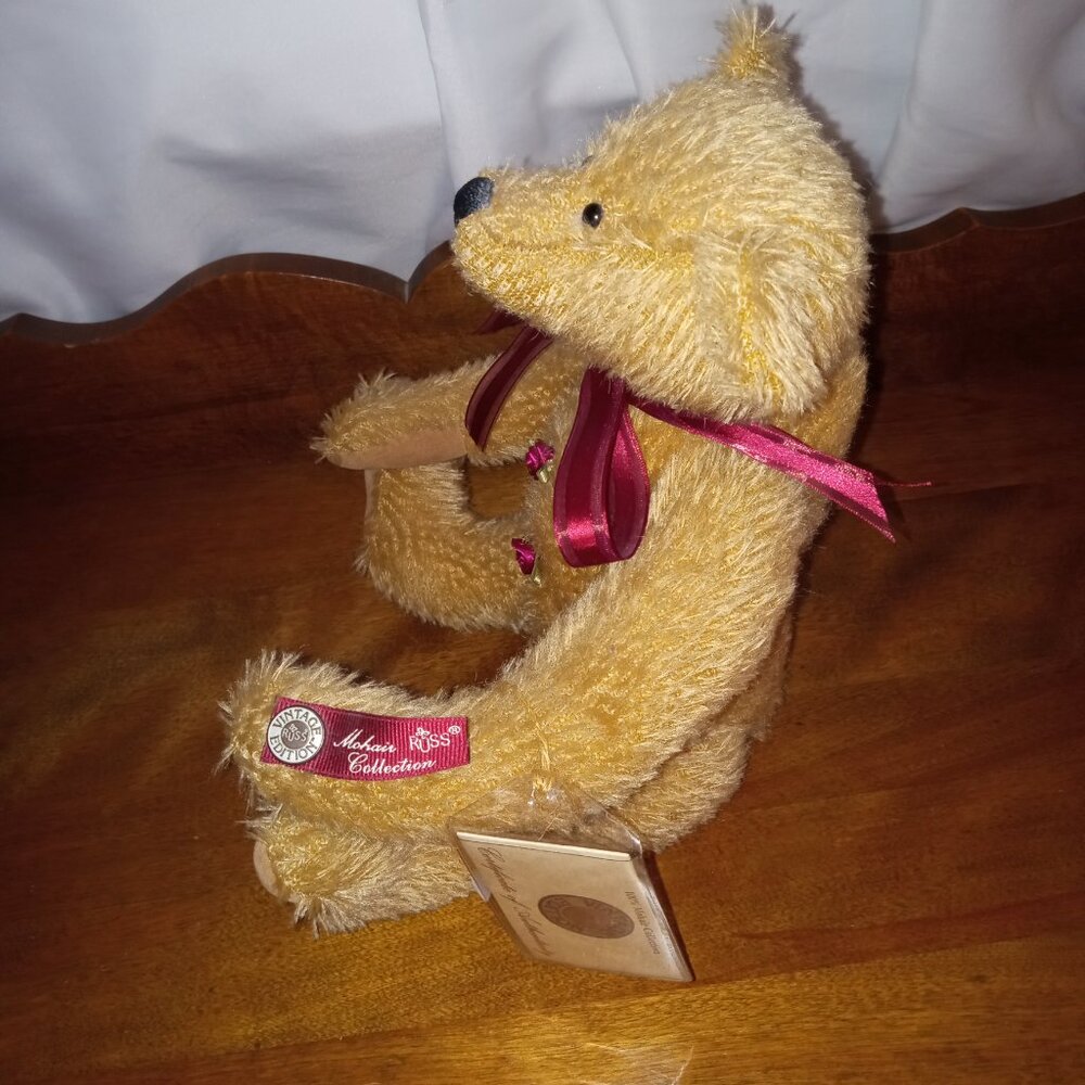 Russ Mohair Bear - Picture 4 of 11